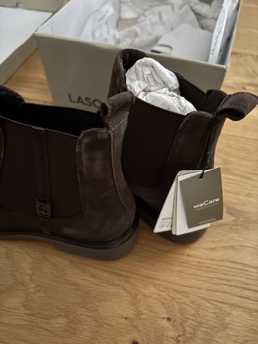 Trzewiki botki Lasocki z CCC r. 38 czekoladowe nowe jesienne