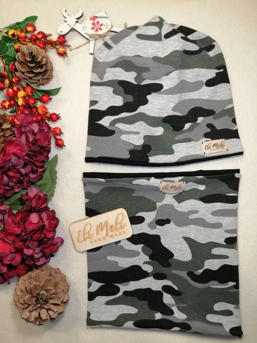 Męskie czapki na wiosnę, czapką męska i komin