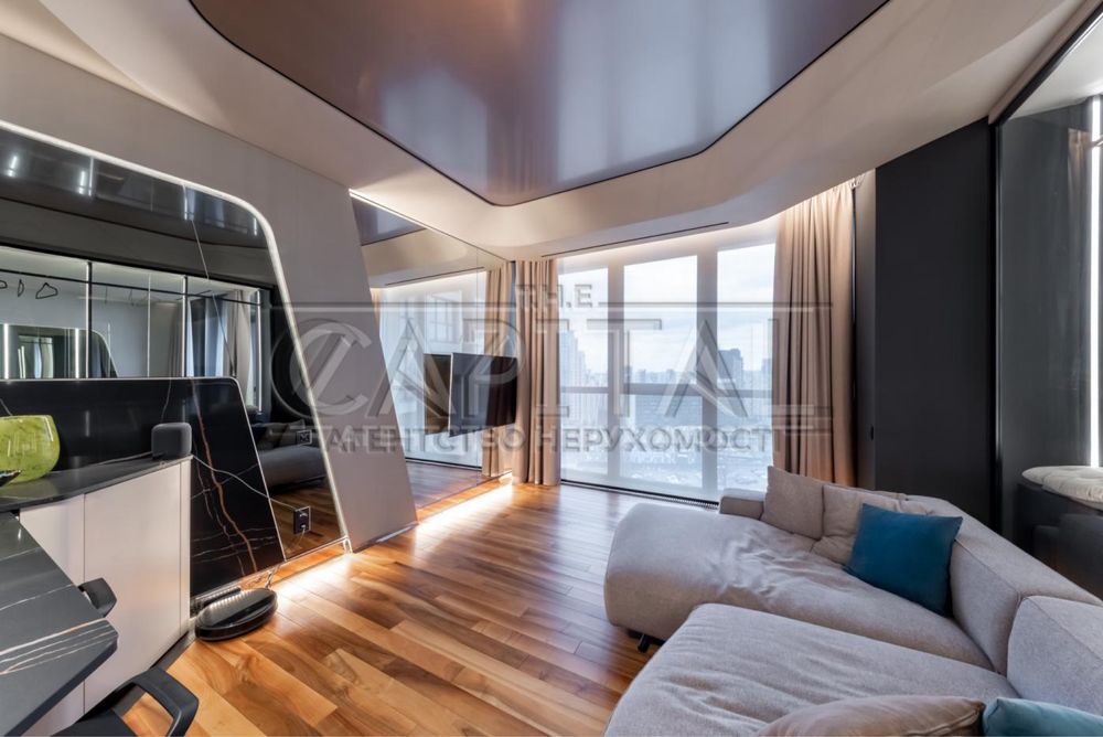 ОРЕНДА дизайнерської 2-к квартира в ЖК "Greenville на Печерську "