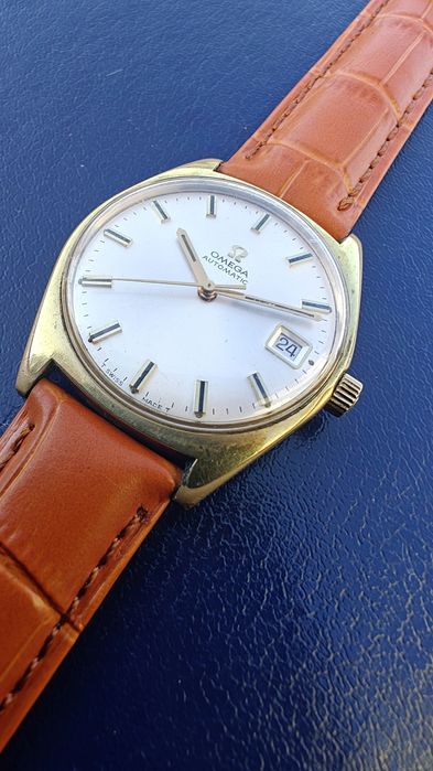 Pozłacana Omega automat ref. 166.041 - cal.563 - klasyk vintage 1969r.