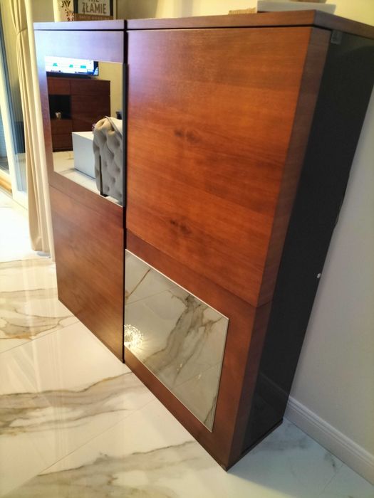 Meble drewniane do salonu (komplet) firmy Mikołajczyk