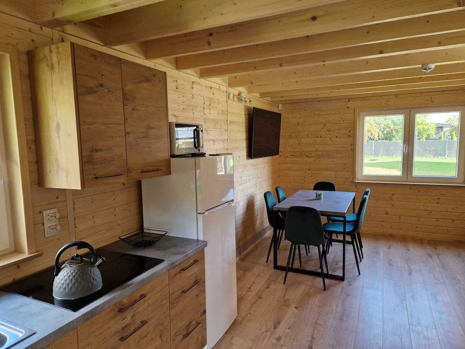 Mazury Brajniki domki całoroczne Jez. Świętajno Jacuzzi Supy Kajaki