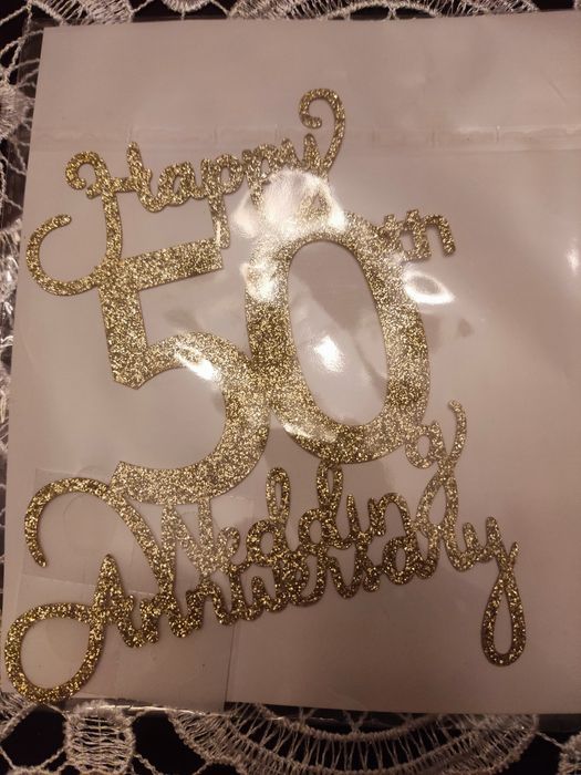 Toper na tort 50 rocznica ślubu