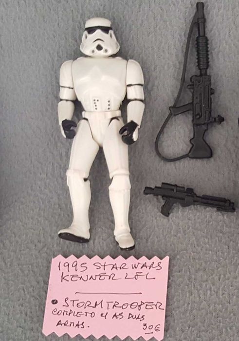 1995 Storm Trooper - Figura STAR WARS, Guerra das Estrelas -Kenner LFL