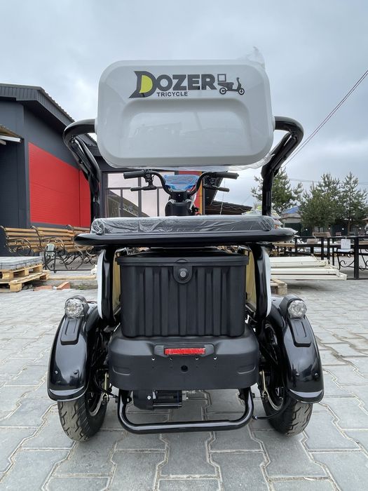 Електротрицикл DOZER Model 4 (П) 800W 60V 20Ah | Триколісний електроскутер