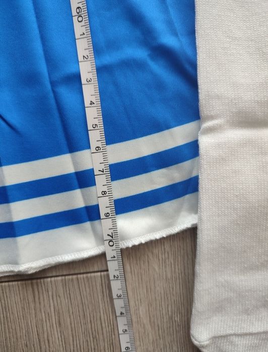 Strój cheerleaderki tancerki czirliderki 140/146 pompony skarpety