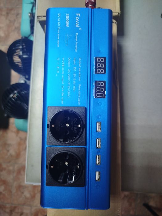 Преобразователь 1600+в 12в 220вольт инвертор чистый синус