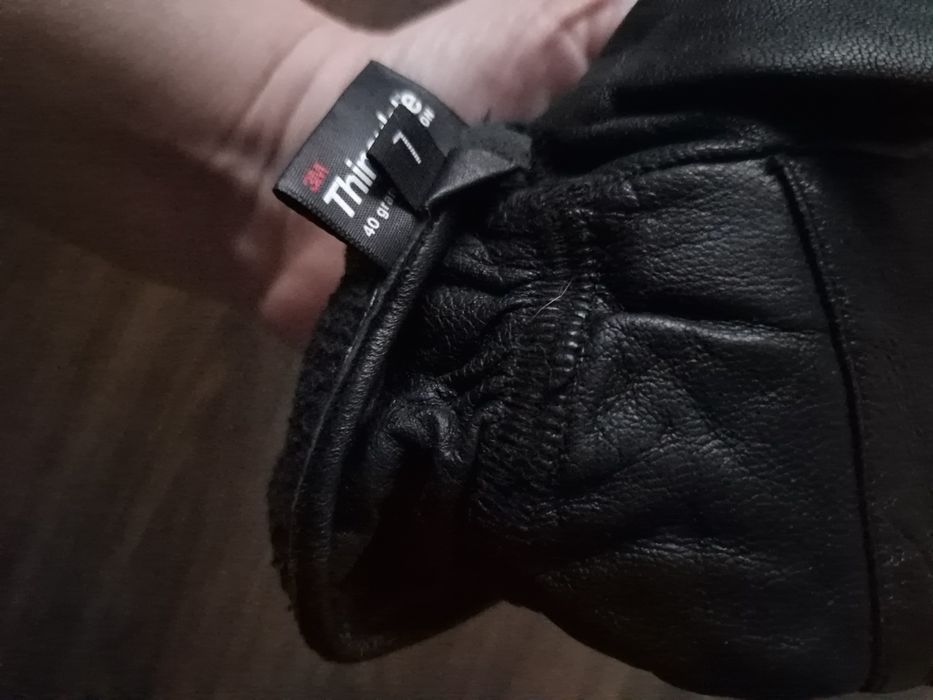 Чоловічі шкіряні перчатки