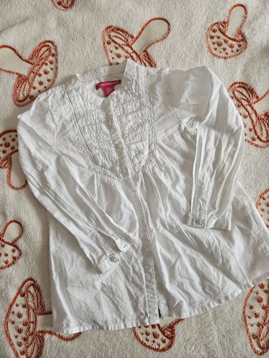 Camisa branca para menina 3 anos