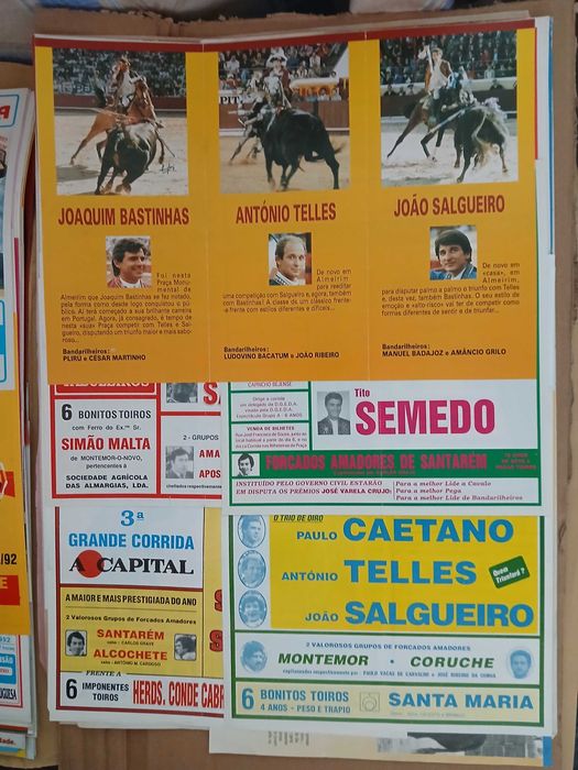 Cartazes de touradas