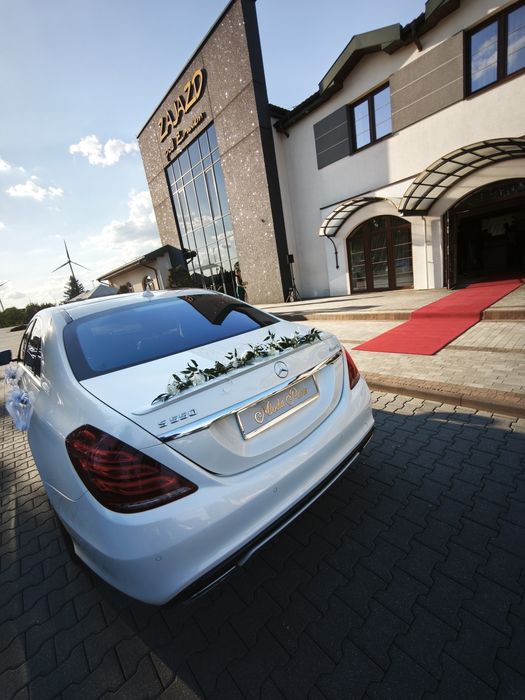 Auto do ślubu Mercedes S AMG Long