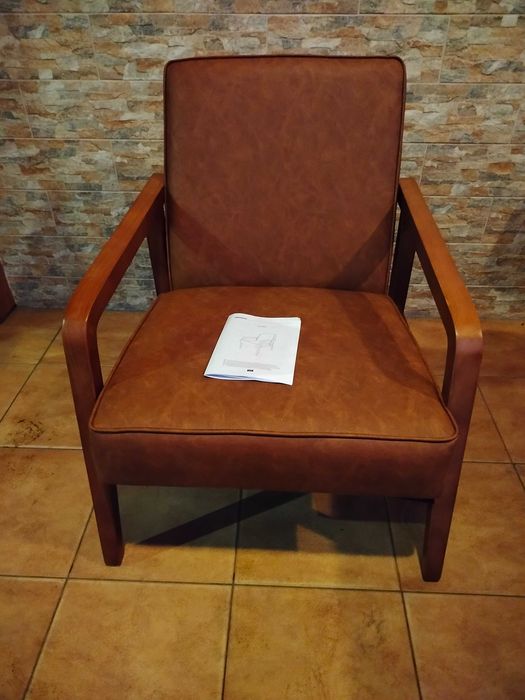 Fotele brązowe stylowe