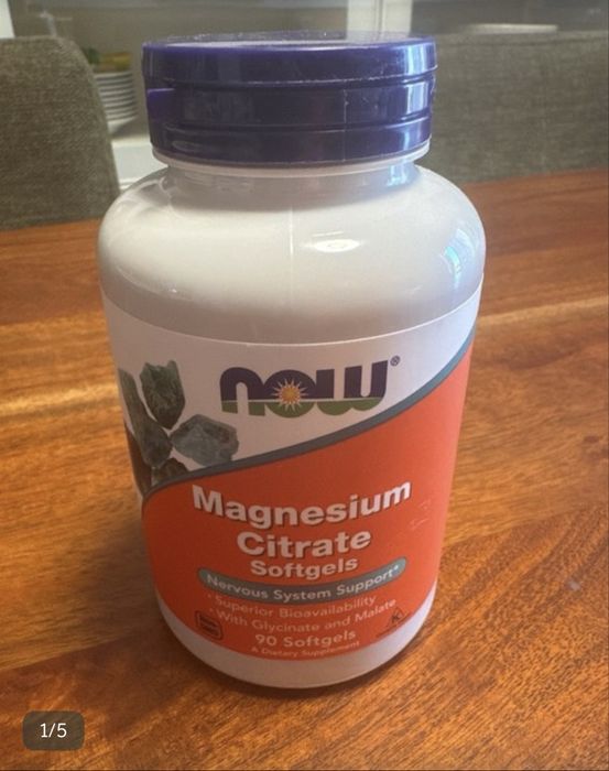 NOW Magnesium Citrate Softgels