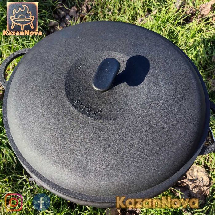 Чавунний казан Сітон ( Syton) WOK 8 л. Казан чугунный котел