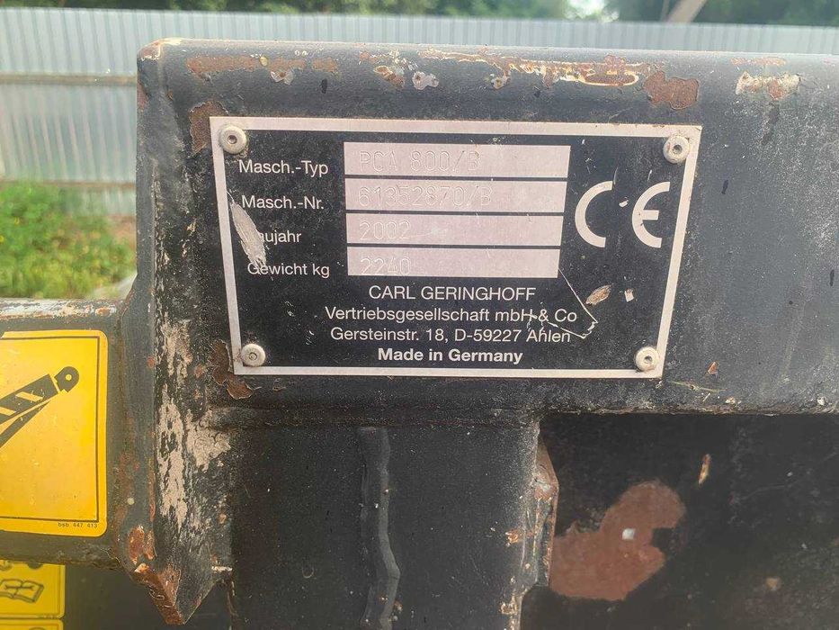 Кукурудзяна жатка Geringhoff PCA 800/B