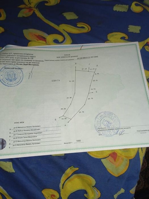 Продам земляний участок ціна договірна.