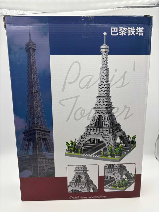 Wieża Eiffla z klocków