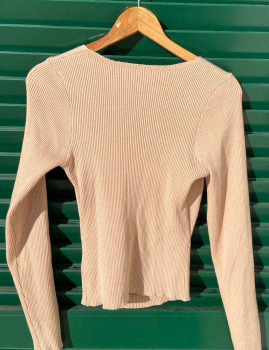 camisola bege L peito ajustável
