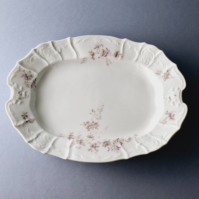 pirkenhammer xix wiek przepiękny półmisek porcelanowy