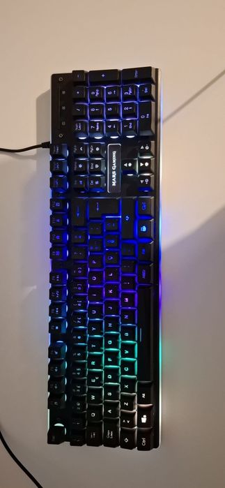 Teclado mecânico Gaming c/ apoio de pulsos