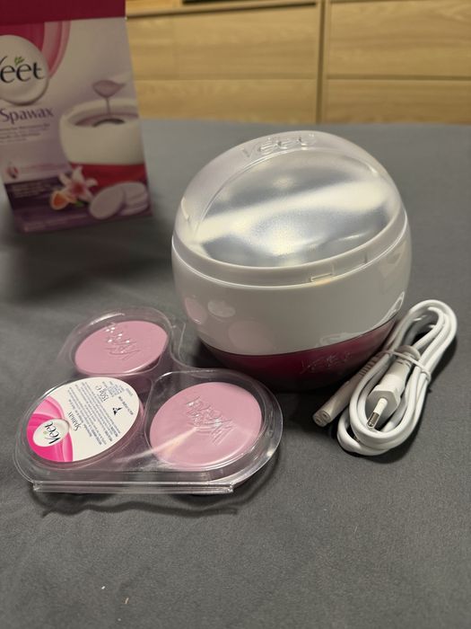 Aquecedor eletrico a cera veet - kit novo