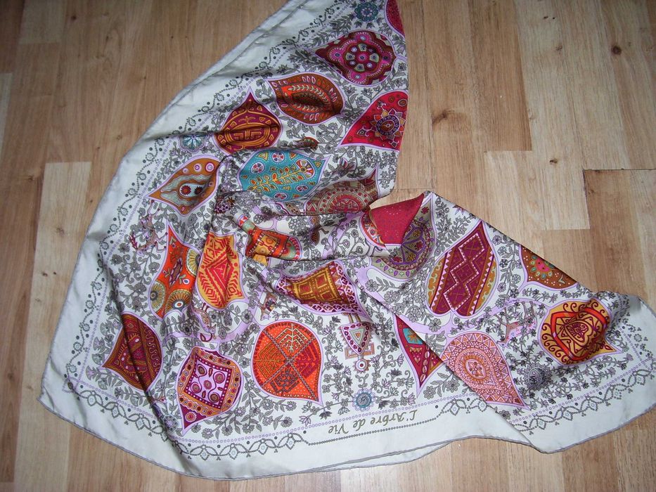 Hermes - Paris apaszka vintage jedwab