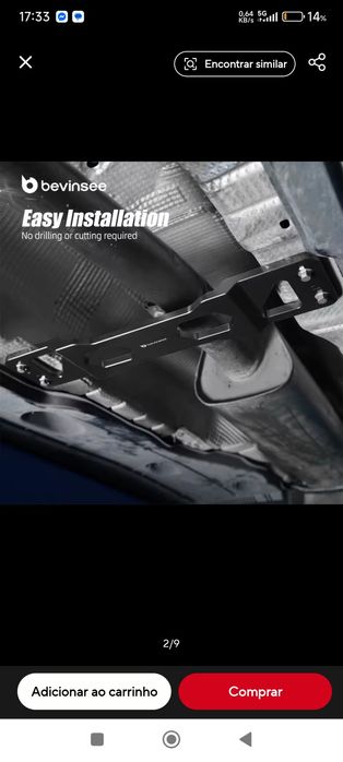 Cinta Reforço Chassi (MQB) Audi S3/Cupra/Golf GTI...