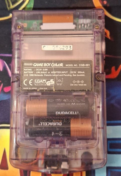 Game boy Color Purple Transparente