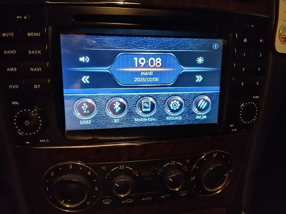 Radio android para Mercedes W203