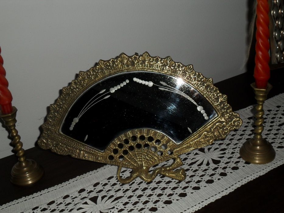 Espelho com castiçais vintage