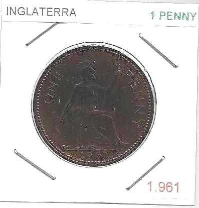 Inglaterra - - “Libra Esterlina” - - - 1 PENNY - - - Moedas