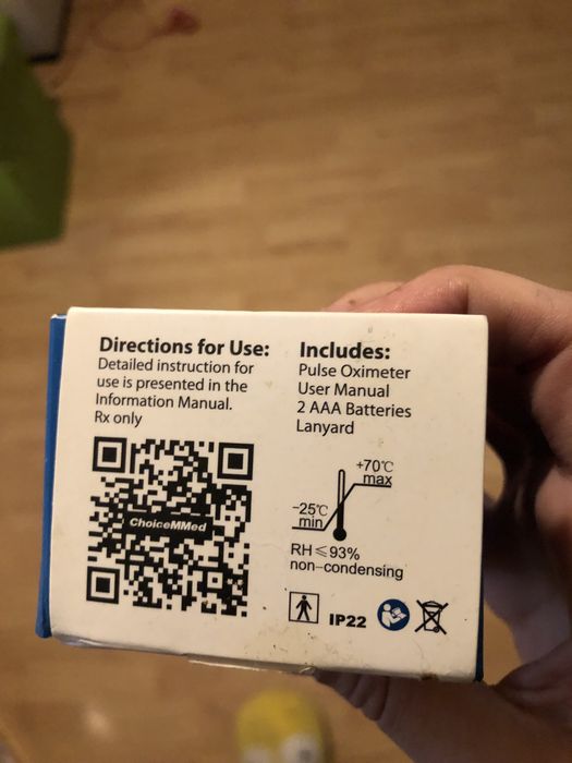 Oximetro medidor de oxigenio dedo