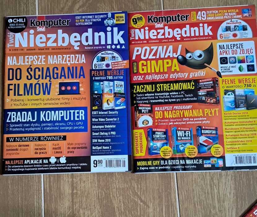 Twój Niezbędnik Komputer Świat kompletne z dodatkami