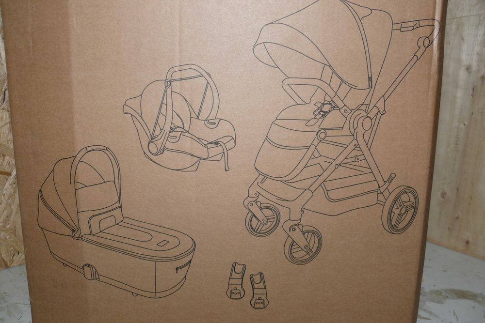 Carrinho de bebé 3 em 1 YOX KInderkraft