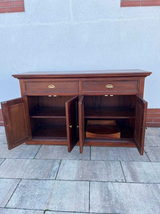 Komoda Stylizowana na Kolonialną | Kredens | Masywny sideboard