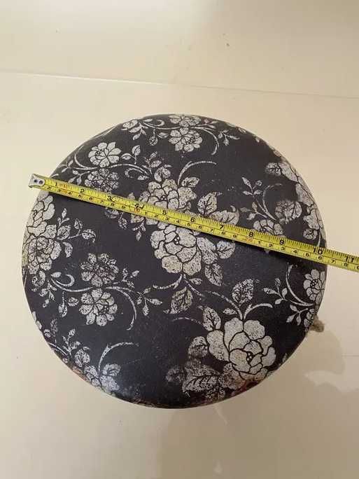 Cesto/Banco com Tampa efeito Rústico