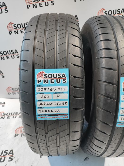 2 pneus semi novos 225-65R17 Bridgestone - Oferta dos Portes