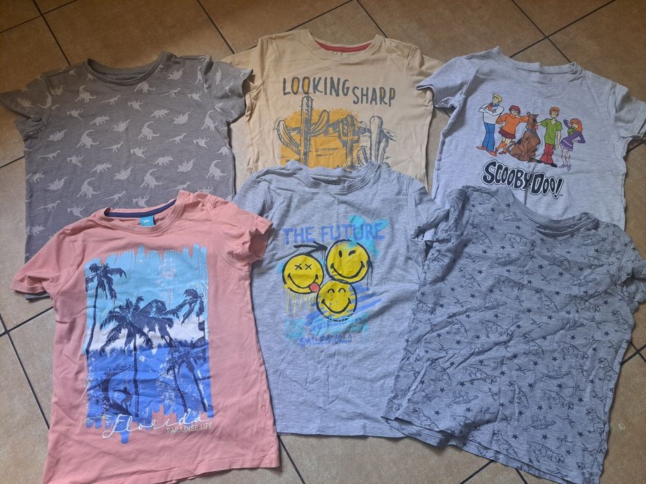 Koszulka tshirt chłopięcy 134
