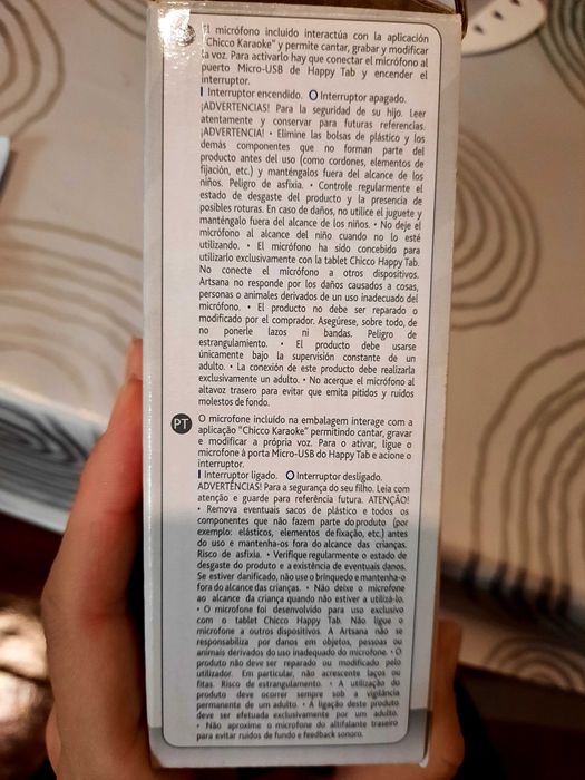 Microfone chicco