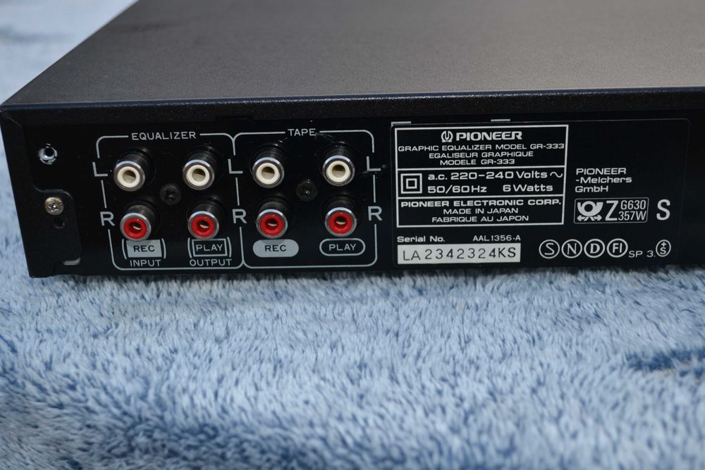 korektor dzwieku (equalizer) Pioneer GR 333