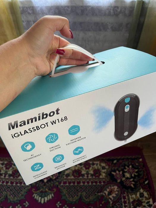 Робот для миття вікон Mamibot W168, білий, техніка для дому