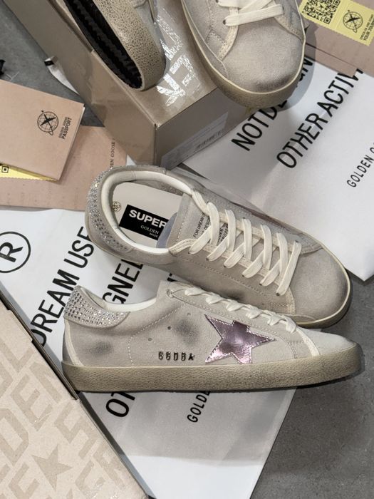 Кеди golden goose 37,38,39  розміри ,рожева зірка голден гус