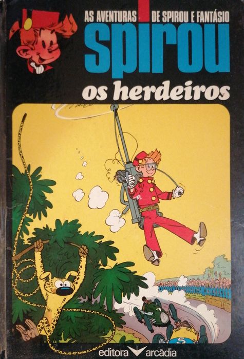 Spirou e os Herdeiros - Editora Arcádia (Capa Rija) - Impecável