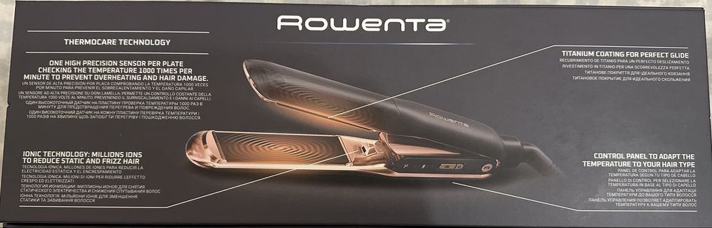 Prancha de cabelo Rowenta Thermocare