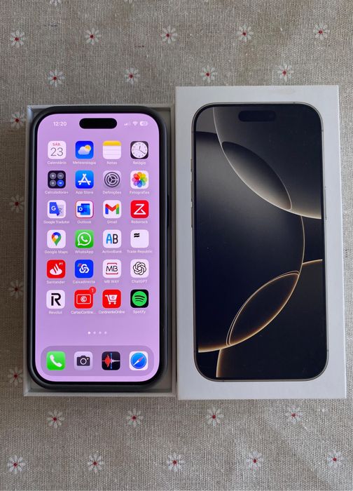 iPhone 16 Pro 128GB – Warranty – Titanium – Free Cases and Screen Protector63825782463873120