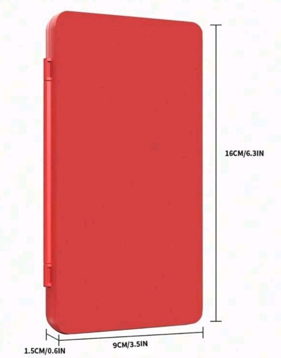 Etui na karty do gier Switch z 24 gniazdami na karty z grami i 24 SDj