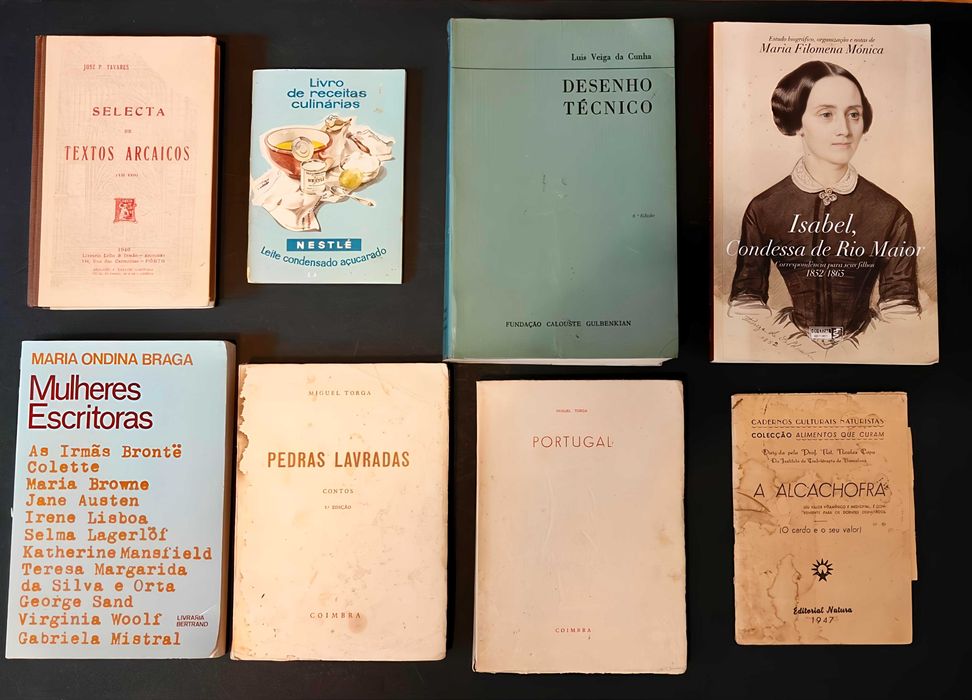 34 livros, raríssimas edições. Lote, apenas 146€!