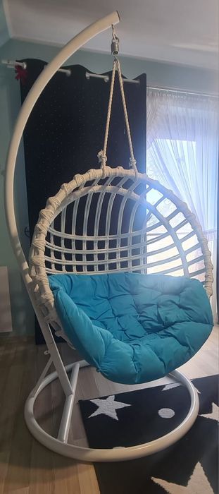 Fotel wiszący  ,  wiklinowy , gniazdo , solidny