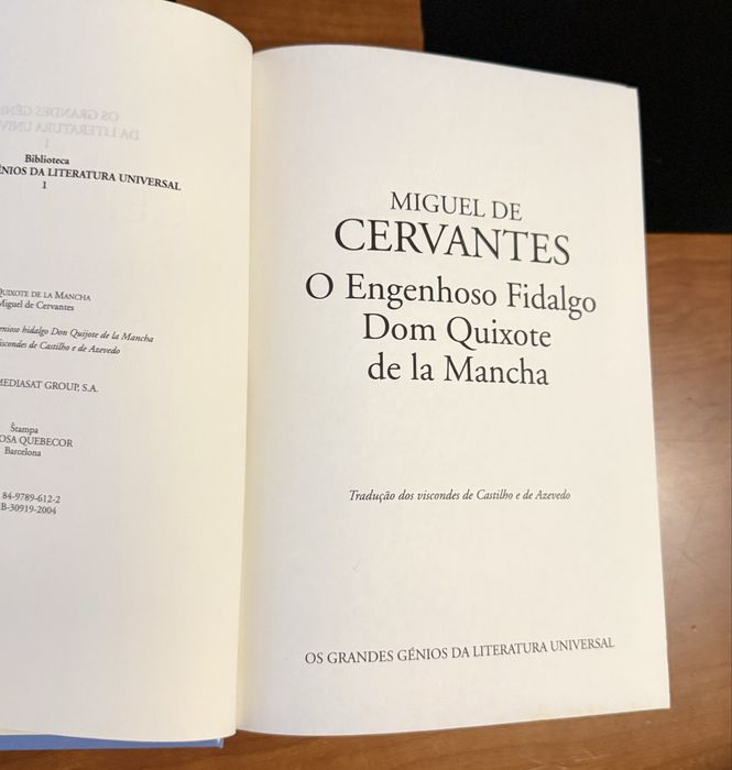 Cervantes D Quixote de la Mancha