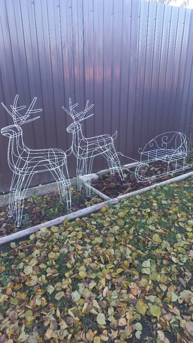 Новорічні фігури з проволоки